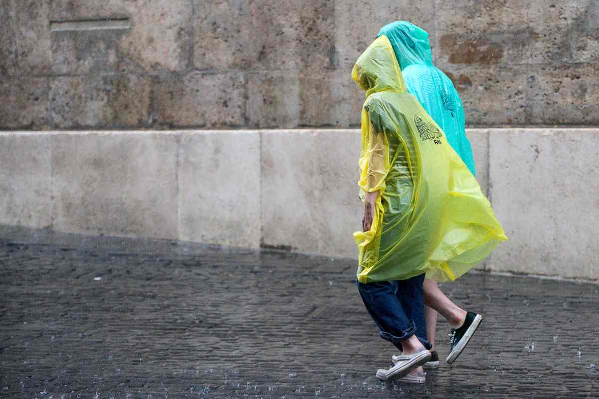 Pioggia a Roma